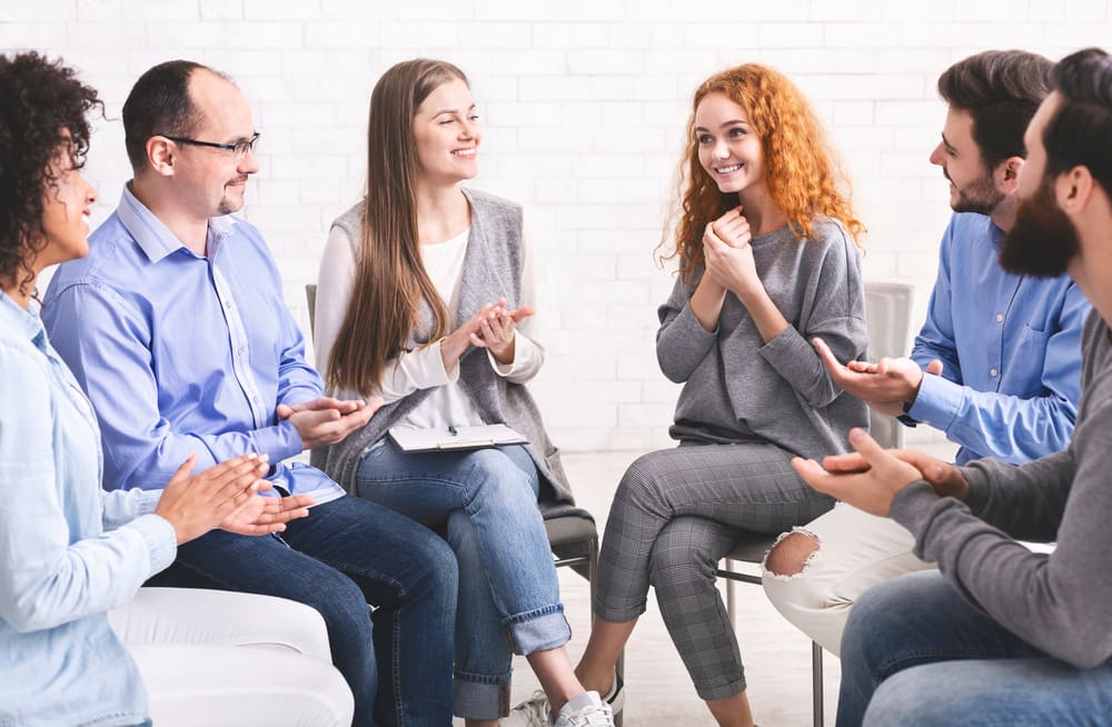 group therapy helps in coping with addiction and mental health