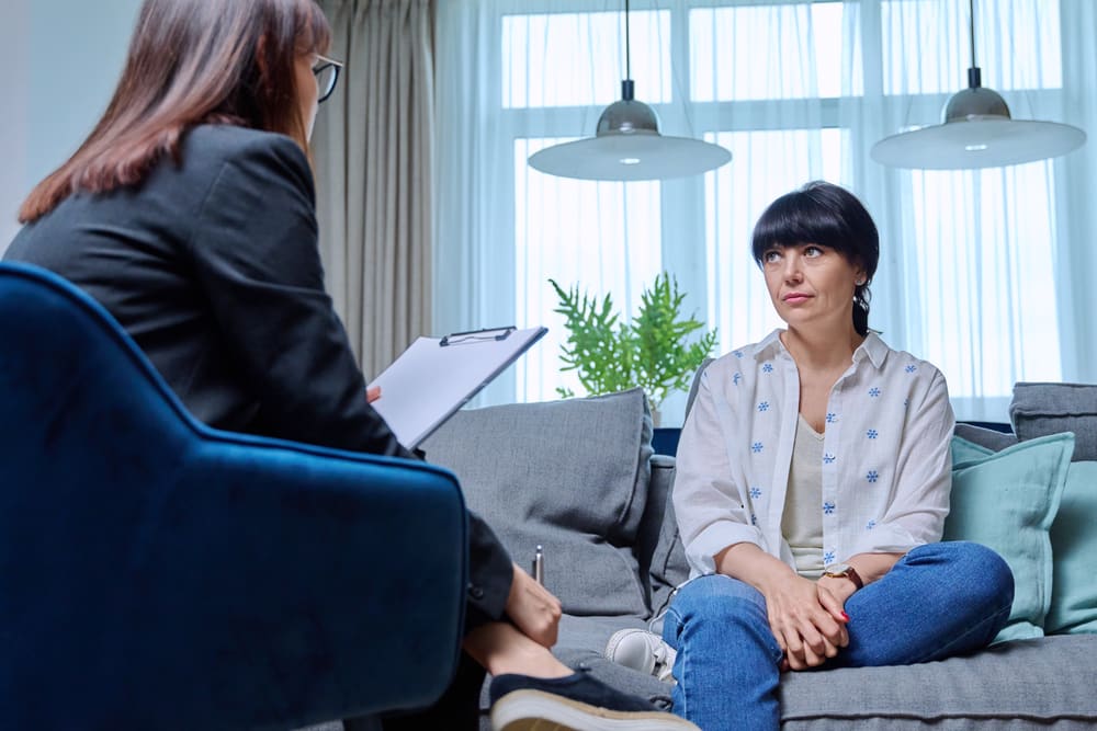 woman udergoing heroin addiction treatment in texas