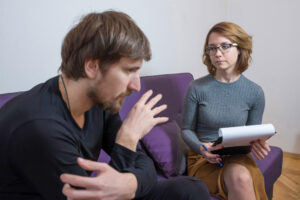 Therapist with legal professional seeking help for impairment